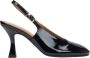 Estro Zwarte Slingback Pumps voor dames gemaakt van echt Italiaans patentleer Premium Er00117101 - Thumbnail 1