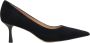 Estro Zwarte Velours Pumps - Thumbnail 1