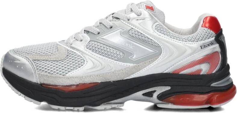 ETONIC Lage Sneakers Dames Evolution Jupiter Maat: 38 Materiaal: Mesh Kleur: Zilverkleurig