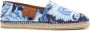Etro Blauwe Canvas Bedrukte Espadrilles - Thumbnail 1