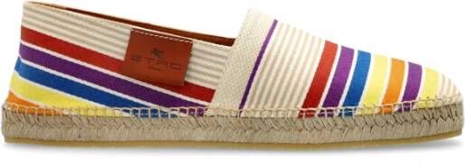 Etro Espadrilles met gestreept patroon