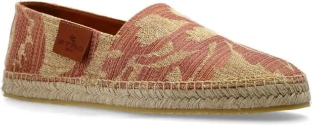 Etro Bruine Linnen Espadrilles