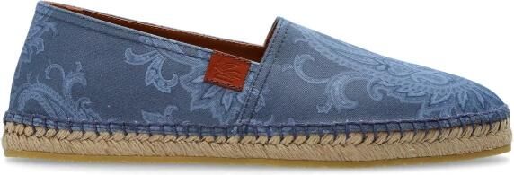Etro Canvas espadrilles met Paisley-motief