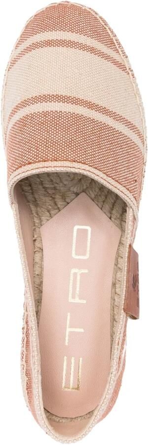 Etro Gestreepte Canvas Espadrilles - Foto 2