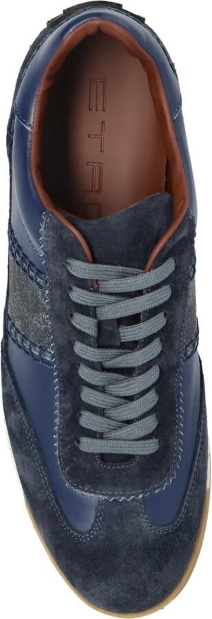 Etro Leren Sneakers met Arnica Inzetstukken - Foto 6
