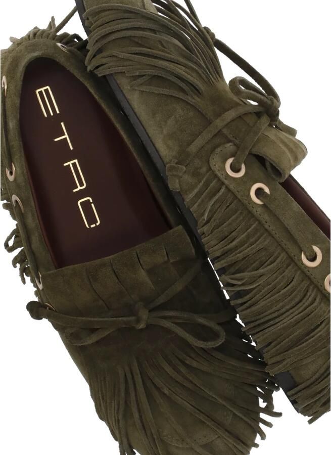 Etro Suede Boat Loafers met Franjes - Foto 2