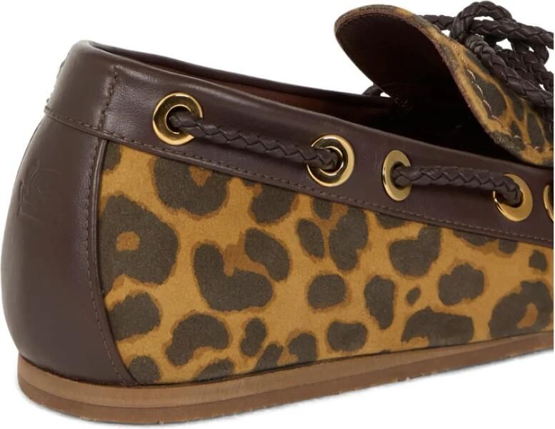 Etro Suède Boot Loafers met dierenmotief - Foto 2