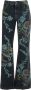 Etro Gedrukte Boot-cut Dames Jeans - Thumbnail 1