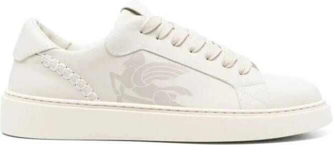 Etro Italiaanse stoffen sneakers met rubberen zool