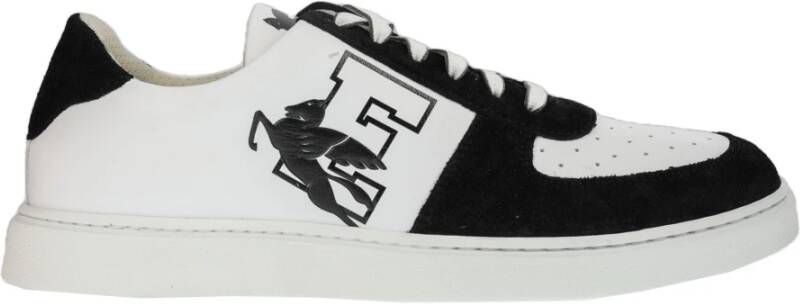 ETRO Zwarte Sneakers Alle Temperaturen Leer Black Heren