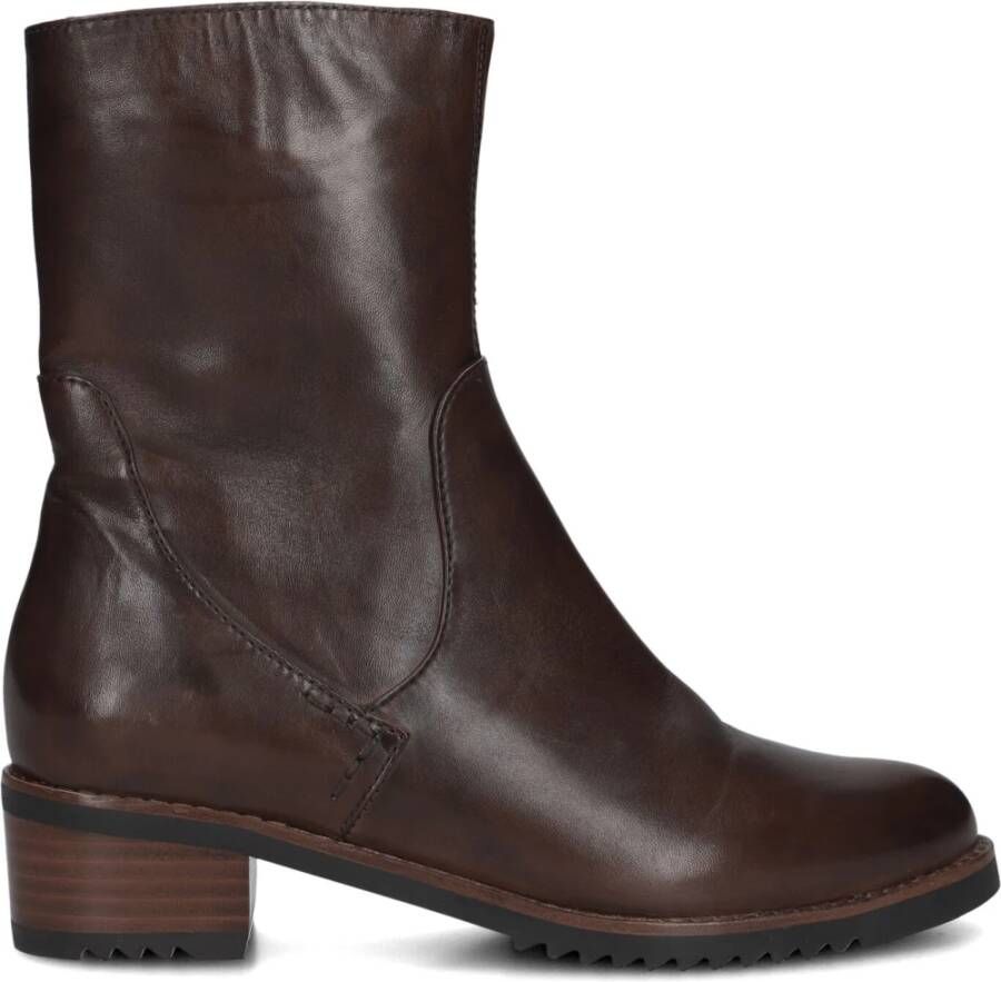 EVERYBODY Enkellaarsjes Dames 11655 Maat: 36 Materiaal: Leer Kleur: Bruin - Foto 3