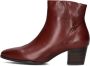 EVERYBODY Enkellaarsjes Dames Vilma Maat: 38 5 Materiaal: Leer Kleur: Rood - Thumbnail 3