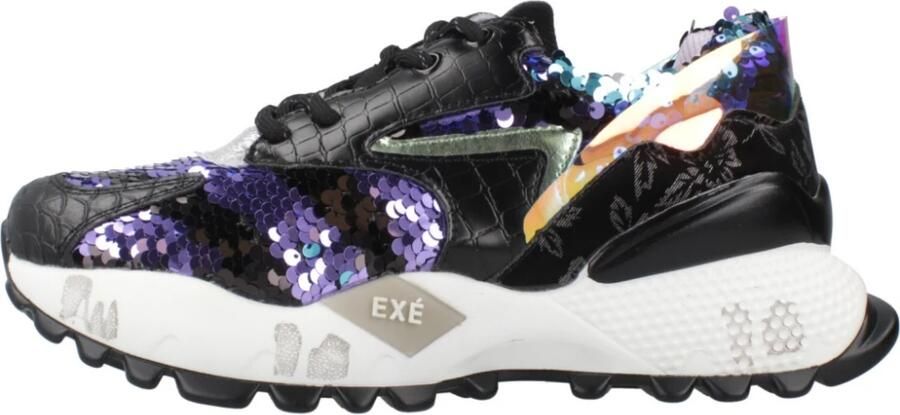 Exé Shoes Lage Sneakers D190608-17-PU-BLACK