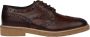 Exton Bruine leren Brogue Derby schoenen - Thumbnail 1