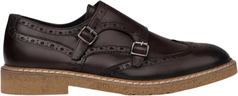 Exton Double Monk Leren Schoenen