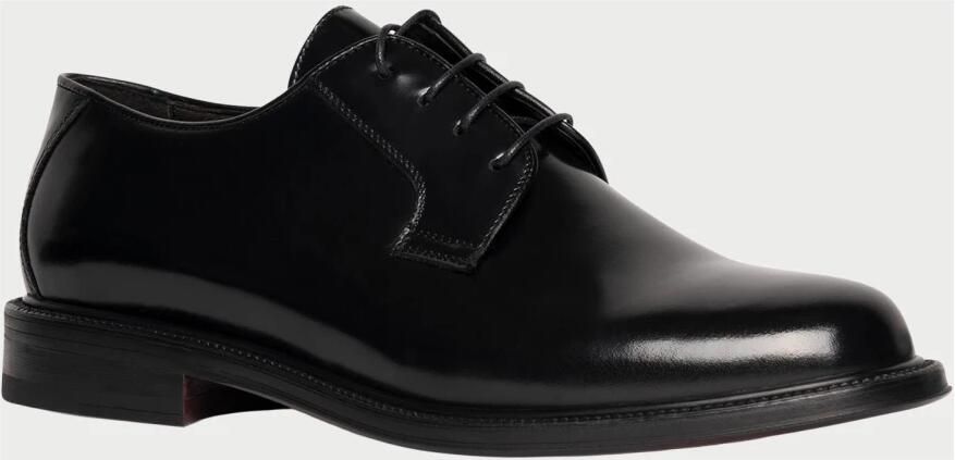 Exton Elegante Zwarte Veterschoenen Derby