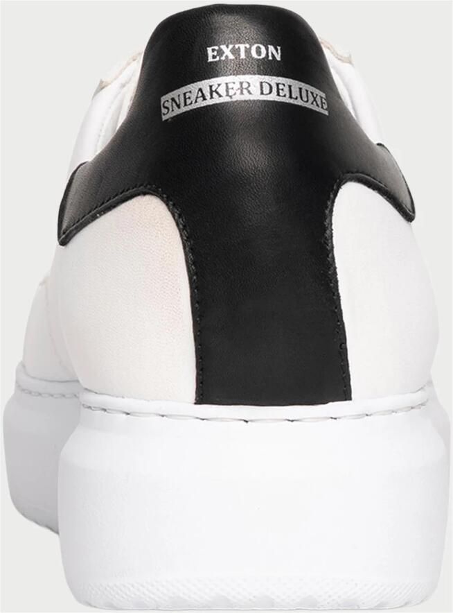 Exton Witte Veterschoenen voor Mannen