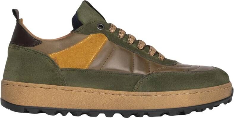 Exton Groene Veterschoenen