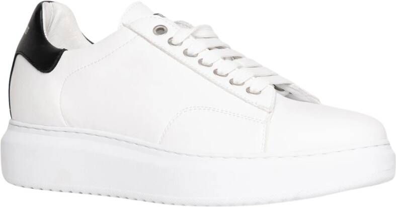 Exton Witte Veterschoenen voor Mannen