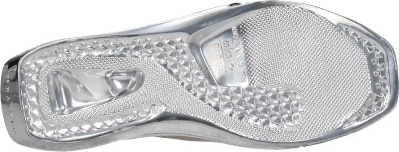 1017 Alyx 9SM Grijze leren slof met middelhakken