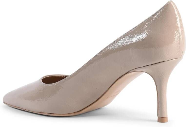 19v69 Italia Elegante Lakleren Pumps Italiaans vakmanschap Beige Dames