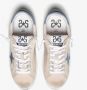 2Star Beige Suède Sneaker met Blauwe Details en Wit Leer - Thumbnail 2