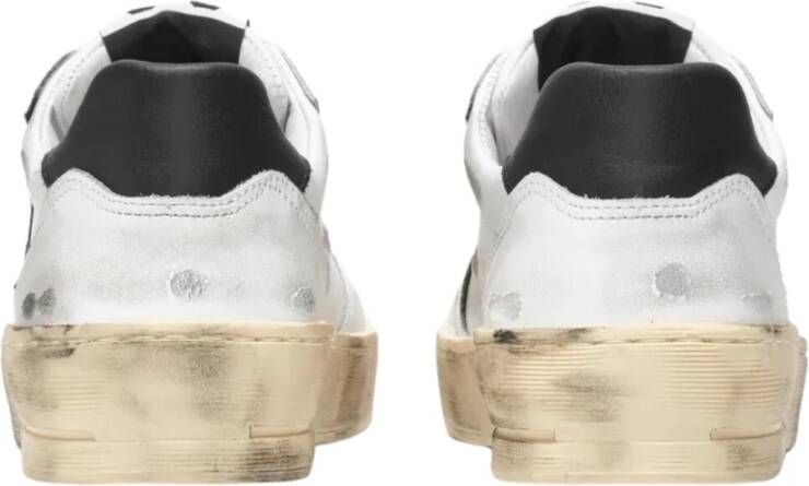 2Star Gebruikte witte leren Padel sneaker
