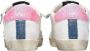 2Star Glitter Roze Leren Sneakers - Thumbnail 2