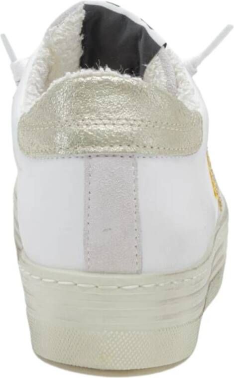 2Star Glitter Wit Leren Sneakers