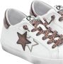 2Star Handgemaakte Italiaanse Leren Sneakers Wit Bruin - Thumbnail 2