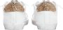 2Star Handgemaakte Italiaanse leren sneakers wit zilver goud - Thumbnail 2