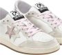 2Star Handgemaakte Italiaanse sneakers wit roze - Thumbnail 2