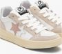 2Star Handgemaakte Italiaanse Sneakers Wit Roze - Thumbnail 2
