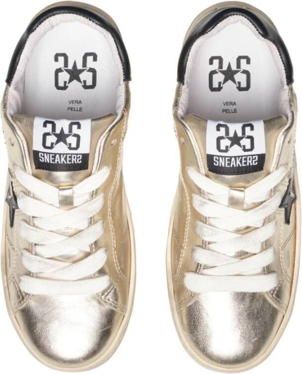 2Star Italiaanse leren sneakers voor vrouwen