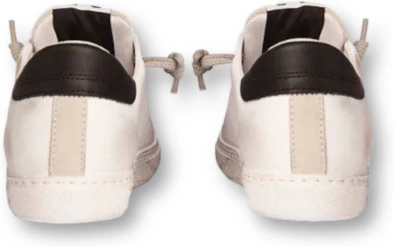 2Star Lage Sneakers Wit IJs Zwart Wit Dames