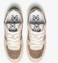 2Star Luipaardprint Canvas Sneaker Beige met Gouden Details - Thumbnail 2