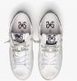 2Star Witte Leren Lage Sneakers met Zilveren Glitterdetails - Thumbnail 2