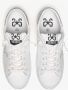 2Star Witte Leren Prime Star Sneaker met Zilveren Gelamineerde Details - Thumbnail 2