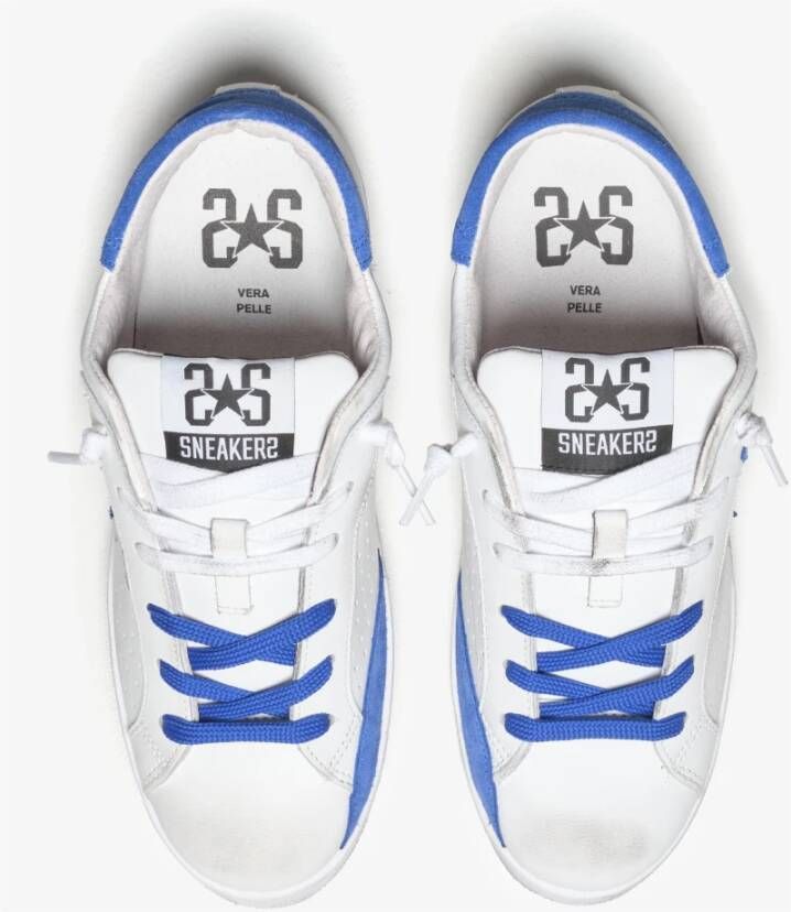 2Star Witte Leren Prime Star Sneakers
