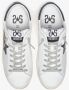 2Star Witte Leren Sneaker met Blauwe en Taupe Details - Thumbnail 2