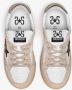 2Star Witte leren sneakers met beige zwart en luipaarddetails - Thumbnail 2
