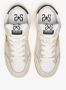2Star Witte leren sneakers met koper- en luipaarddetails - Thumbnail 2
