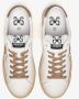 2Star Witte leren sneakers met taupe details - Thumbnail 2