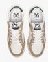 2Star Witte Leren Sneakers met Taupe en Groene Suède Details - Thumbnail 2