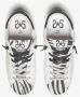 2Star Witte leren sneakers met zebra- luipaard- en zwarte details - Thumbnail 2