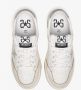 2Star Witte Leren Sneakers met Zilveren Glitterdetails - Thumbnail 2