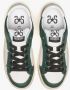 2Star Witte Leren Ster Sneaker met Groene Details - Thumbnail 2