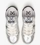 2Star Zilveren Gelamineerde Leren Sneakers met Zwarte en Witte Leren Details - Thumbnail 2