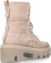 305 Sobe Lace-up Boots Beige Dames - Thumbnail 5
