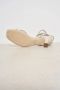 3Juin Beige Sandalen met Groene Stiksels - Thumbnail 2